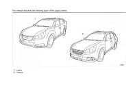 Subaru-Legacy Outback-Owners Manual 2010